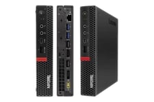 Lenovo ThinkCentre M720q (GRADE A) - i5-8500T 2.10Ghz, 16 GB RAM, 256 GB SSD, Intel UHD Graphics 630, Bluetooth, Win11Pro, WIFI/Antenne Lenovo ThinkCentre M720q (GRADE A) - i5-8500T 2,10 GHz, 16 GB RAM, 256 GB SSD, Intel UHD Graphics 630, Bluetooth, Win11