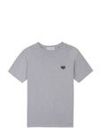 Popincourt Patch Coeur/Gots Designers T-shirts Short-sleeved Grey Maison Labiche Paris