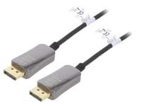 Cable DisplayPort 1.4 male des deux cotes 30m noir