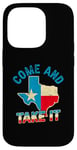 Coque pour iPhone 14 Pro Drapeau du Texas USA Independence Day Come And Take It