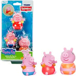 TOMY Toomies Peppa Pig, Mummy Pig, Eclabousseurs de bain Peppa & George, Jouets de bain pour bébés, Jouets de bain pour enfants, Accessoires de bain, Convient aux enfants de 18 mois, 2, 3 et 4 ans