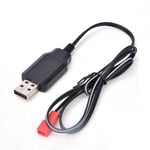 (Black)USB Charging Cable For 1573 Electric Toy Remote Control Alloy Engine ME