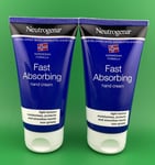 Neutrogena Norwegian Formula Hand Cream 75ml, Fast Absorbing, Pack of 2 SEALED