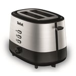 TEFAL Grille-pain inox, 2 fentes a largeur variable, 7 niveaux de dorage, Fon...