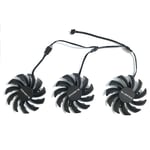 Ventilateur de refroidissement pour processeur Gigabyte,Gtx 1080 Ti Gtx 1070 G1 Aorus Gtx 1060 1060 Gtx 980,T128010SU,75mm,4 broches,DC 12V,0,35 A - Type 3pcs