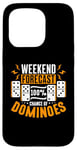 iPhone 15 Pro Weekend Forecast 100% Chance Of Loves Board Game Dominoes Case