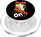 Cute Hamster Just Ham On PopSockets PopGrip for MagSafe