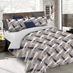 Italian Bed Linen Fantasy duvet cover (Made in Italy), pennellate, small double