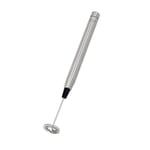 KitchenCraft La Cafetiere Milk Frother Battery Powered Silver - LCLATPEN