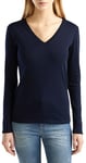 United Colors of Benetton Women's T-Shirt M/L 3ga2e4245, Dark Blue 016, M