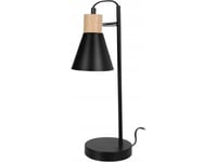 Koopman Bordlampe For Skrivebord, Svart, Elegant, 14X44 Cm