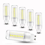 CNMJI GU10 Ampoule LED 12W, 1200LM, 72 SMD 5730 LED Lampes Éclairage Intérieur Spot Basse Consommation Angle de Faisceau 360° économie d'énergie de maïs Ampoules, AC 110V 230V,110V~130V