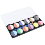 12pcs 10g Face Body Painting Kit 2 Brushes Cosplay Makeup Pigment For Christ SDS