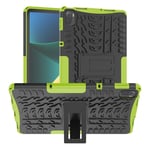 Xiaomi Pad 5 / Pad 5 Pro - RUGGED Hybrid cover med Kickstand - Grøn