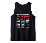 Funny RC Car Driver Things I Do In My Spare Time Tank Top