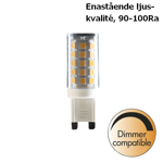 Seca dimbar LED 3000K 150lm G9 2W