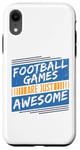 Coque pour iPhone XR Les jeux de football sont tout simplement géniaux - Amoureux de football