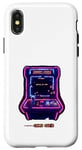 Coque pour iPhone X/XS Manette de jeu d'arcade rétro classique