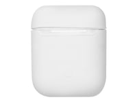 Estuff Silicone Case - Fodral För Trådlösa Hörlurar - Silikon - Vit - För Apple Airpods (1:A Generation, 2A Generation)