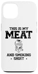 Coque pour iPhone 13 I Love To Grill And Chill Griller Cook BBQ Griller Barbecue