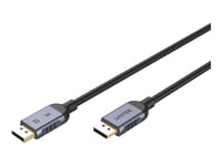 Unitek - Displayport-Kabel - Displayport (Hane) Till Displayport (Hane) - Displayport 1.4 - 1 M - 2K240 Hz (2560 X 1440) Stöd, 4K120hz Stöd, 8K60hz Stöd - Rymdgrå