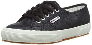 Superga Women's 2750-lamew Low-Top Sneakers, Black Black 999, 8.5 UK