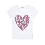 Tee Shirt Manches Courtes Le Temps Des Cerises Isaakgi White Tsh G Blanc