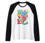 COOL AS ICE-CREAM life is sweeter in the summer cute design Raglan Baseball Tee