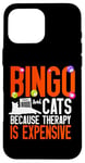 iPhone 16 Pro Max Bingo Player Cat Bingo And Cats Because Therapy Is Expensive Case