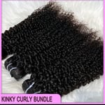 13A+ 3BUNDLE BURMESE RAW VIRGIN HUMAN HAIR KINKY CURL 18+18+18 DOUBLE DRAWN 300g