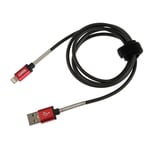 Câble Cable Universel USB - Apple - Micro USB 1 Mètre Noir Avec Adaptateurs