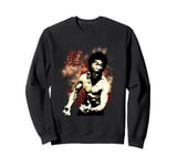 Bruce Lee The Dragon Epic Scream Vintage Portrait Sweatshirt