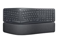 Logitech ERGO K860 - Clavier - sans fil - 2.4 GHz, Bluetooth 5.0 - QWERTZ - Allemand