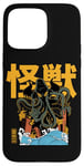 iPhone 15 Pro Max Kaiju Kraken Japanese Monster Movie Retro Comic Manga Style Case