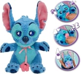 BABY PAWS Stitch Interactive Plush Toy Sound Function Carry Blanket 18 Months+