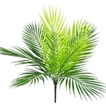 CHOYCLIT Palmiers Artificiels, Arbustes en Plastique Herbe Arbre Faux Verdure, Extérieur Intérieur Maison Jardin Véranda Parterre Mariage Guirlande