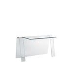 Glas Italia - FOL01 Folio Desk - Skrivbord - Yabu Pushelberg - Transparent - Glas