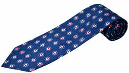 THE TIE STUDIO - Roundel with Blue, White & Red roundel forces symbols Men's Tie