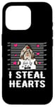 Coque pour iPhone 16 Pro Shih Tzu I Steal Hearts Valentine Dog Funny Valentines Day