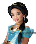 California Costumes Arabian Princess Jasmine Disney Child Costume Wig 7021-156