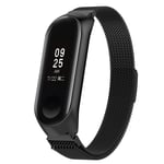 Milanese Loop Armband Xiaomi Mi Band 3/4 Svart