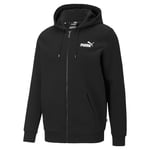 Puma Veste Sweat Homme - Ess Small Logo Fz Hoodie, Capuche, Zip, Coton Mélangé Bleu S (Small)