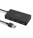 1Life USB HUB 4-1IFEUSBHUB4- USB 3.0, 4 Ports USB, Windows XP/Vista/7/8/10; Mac OS 10.x; Linux, Noir