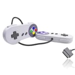 2-pack Game Controller For Snes Super Nintendo Entertainment Sy