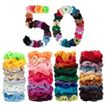 50st Velvet hair Scrunchies hårsnoddar hårband Hair bands