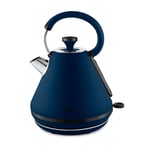 Tower Sera 1.7L 3KW Pyramid Kettle Midnight Blue/Smoked Black Trim T10079MNB