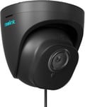 Reolink 5MP PoE Security Camera Outdoor with Human/Vehicle Detection, Black 