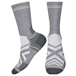 Smartwool Women’s Hike Zero Cushion Crew Socks, LIGHT GRAY, Medium