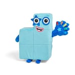 Learning Resources- Bloc numéroté Peluche Interactive chantante Cinq Compter, à partir de 3 Ans, Jouet Qui s’Allume, 12 Phrases, Chanson du générique des Numberblocks, HM95352-UK, Bleu, Taille Unique