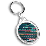 Keyring Circle - Cargo Trains Railway Train  #44517